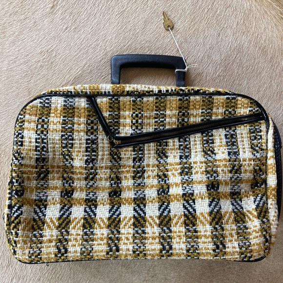 Hinomoto Handbags - Hinomoto vintage wool luggage/bag